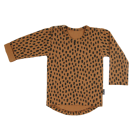 Tee Light Caramel Brush Dots Long AW21