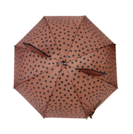 Umbrella Dark Pink Dots personalized