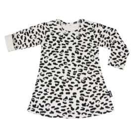 Dress Ecru Leopard Long