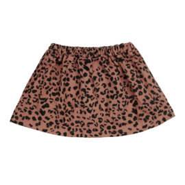 Skirt Old Coral Leopard