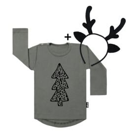 Dots Tree + Deer Headband