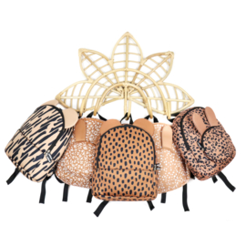 Backpack Bunny Old Coral Leopard Name