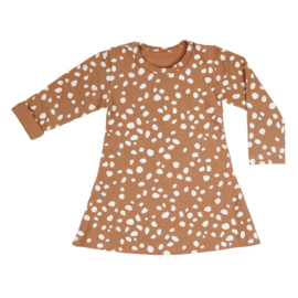 Dress Peach White Dots AW21