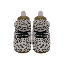 Booties Ecru Leopard