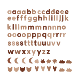 Magneet Letters Nude Gepersonaliseerd