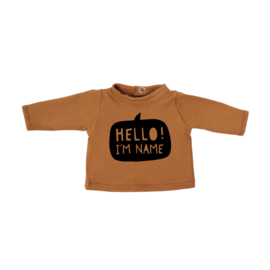 Poppenshirtje Light Caramel