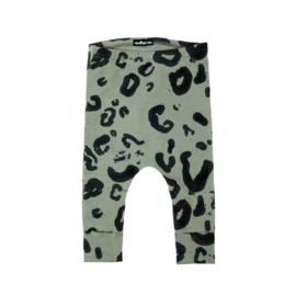 Leopard Pants Green