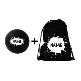 Soccer Ball + Backpack Splatter Name