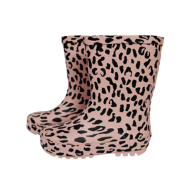 Rainboots Pink Leopard