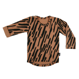 Tee Old Coral Zebra Long AW21