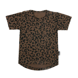 Tee Brown Leopard Short