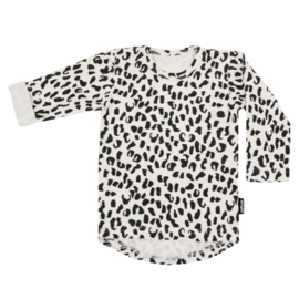 Tee Ecru Leopard Long