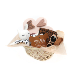 Cadeaumand Meisje Baby Bamboe