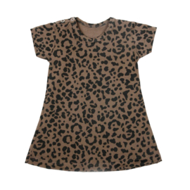 Dress Brown Leopard Short