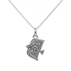 Ketting Zilver Vogel