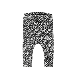 LEOPARD PANTS BLACK