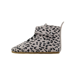 Booties Ecru Leopard