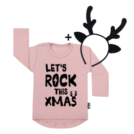 Let's Rock Xmas + Deer Headband