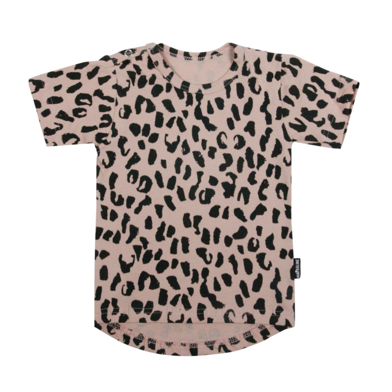 Tee Blush Pink Leopard Short