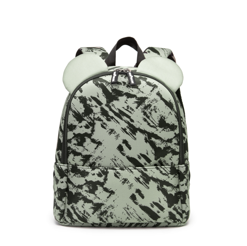 Backpack Bear Green Distress