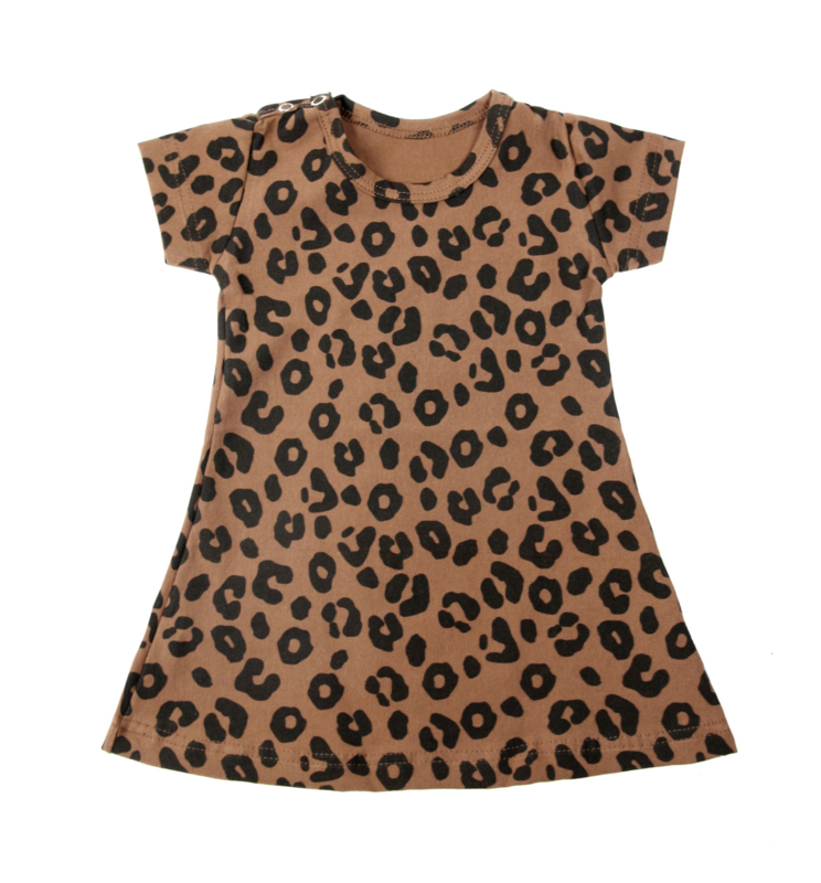 Dress Caramel Leopard Short