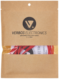 Verbos Cable 22cm (5-Pack), red