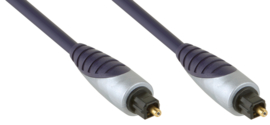 Digitale Audiokabel TosLink Male - TosLink Male 5.00 m Zwart