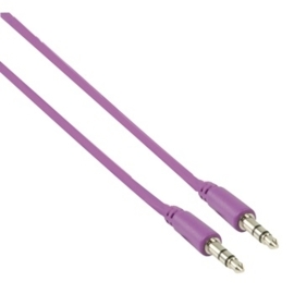 MS Slim 3.5mm stereo audio cable purple100cm