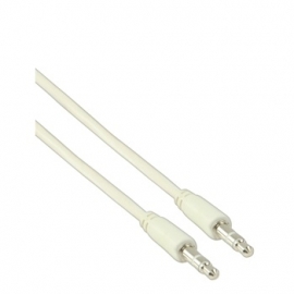 MS Slim 3.5mm stereo audio cable white 300cm