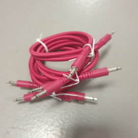 Mutable Instruments - Set of 5 HQ Patchcables purple/pink (ca. 35cm)