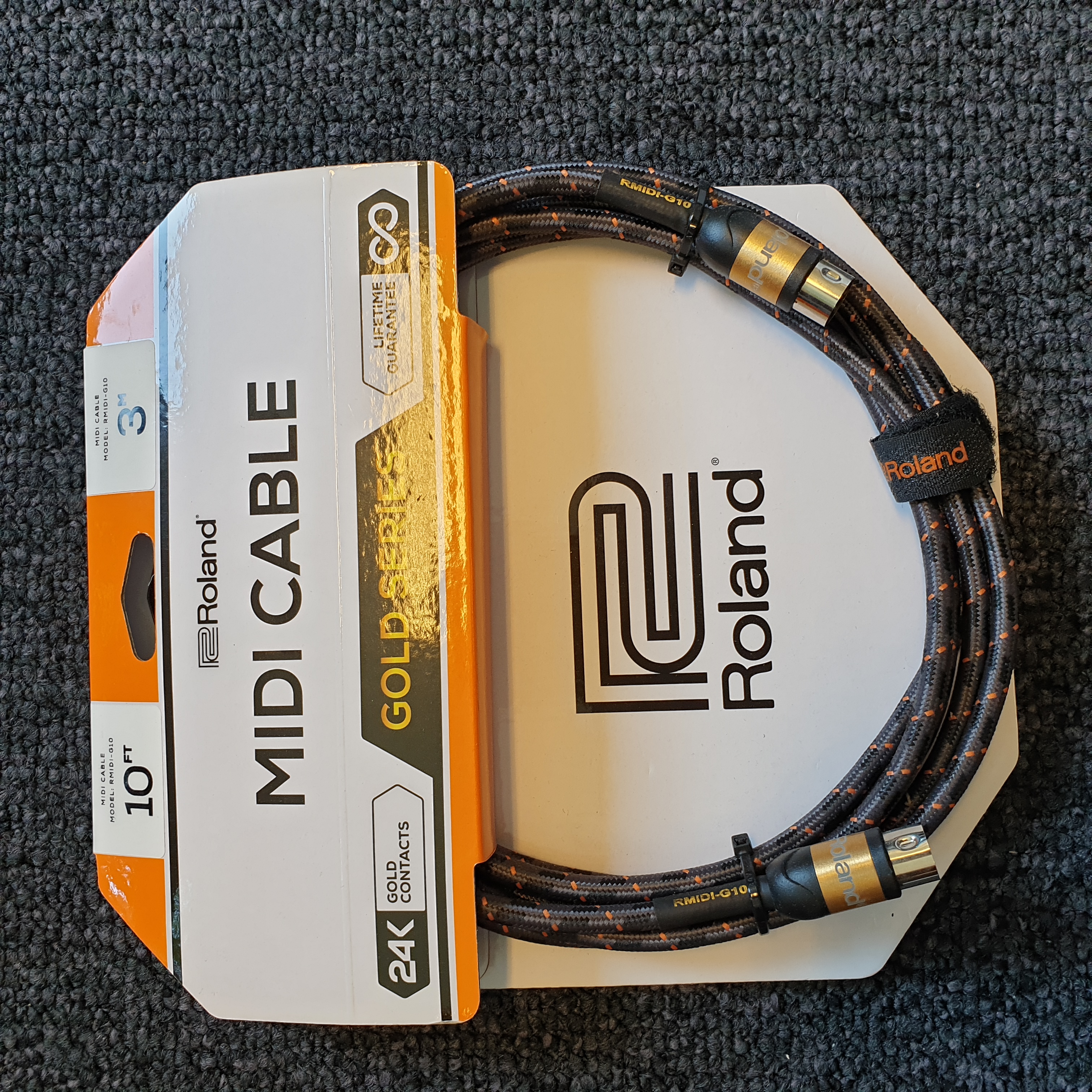 Roland RMIDI-G10 straight MIDI cable 3M