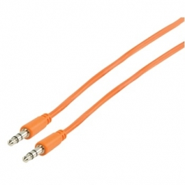 MS Slim 3.5mm stereo audio cable orange 100cm