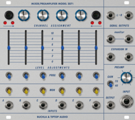 Buchla & Tiptop Audio - 207t Mixer/amplifier