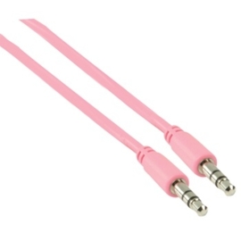 MS Slim 3.5mm stereo audio cable pink 100cm