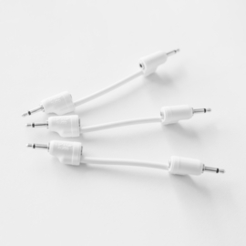 Tiptop Audio Stackcables White  12cm (5 pack)