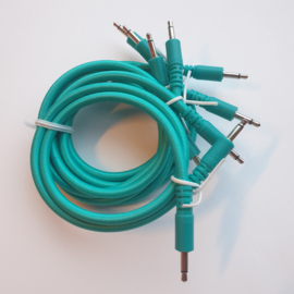 Mutable Instruments - Set of 5 HQ Patchcables green (ca. 35cm)