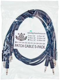 Black Market Modular patchcable 5-Pack 9 cm black