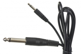 Doepfer black  adapter cable from 6.3 to 3.5 mm,  3.0 meter