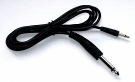 Doepfer black  adapter cable from 6.3 to 3.5 mm,  1.5 meter