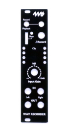 4ms - WAV Rec Faceplate - Black