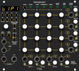 Tiptop Audio Trigger Riot Sequencer, Black