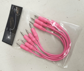 Make Noise 6" pink patch cable 5-pack