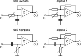 Doepfer A-101-6 Six Stage Opto FET VCF