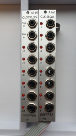 Doepfer A-160  + A-161 Set Clock/Trigger Divider/Seq, B-Stock