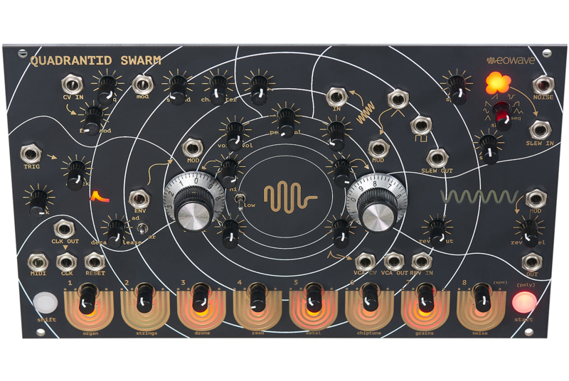 Eowave Quadrantid Swarm (module) | Eowave | Modularsynthesizers.nl