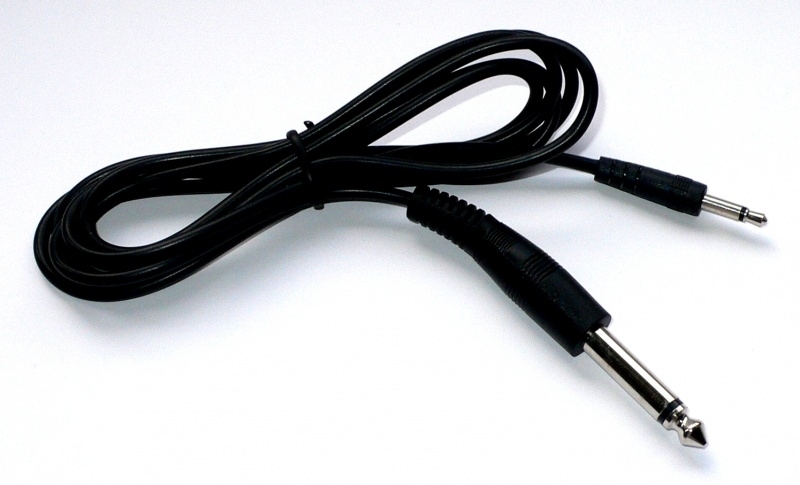Cable para guitarra jack 6.3 mm, profesional, 10 m, conector chapado en oro color negro LINDY 6029