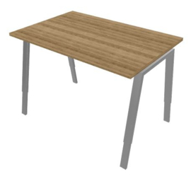 DKC Air bureautafel afm. 120x80 cm, hoogte instelbaar 62-86 cm
