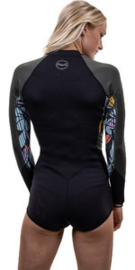 O'Neill WMS BAHIA 2/1MM FRONT ZIP L/S SURF SUIT