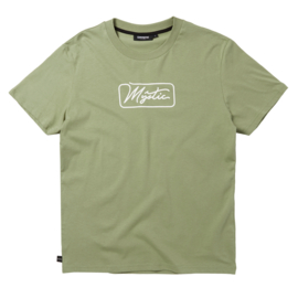 MYSTIC Framed Tee olive green