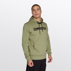 MYSTIC Brand Hood Sweat olive green